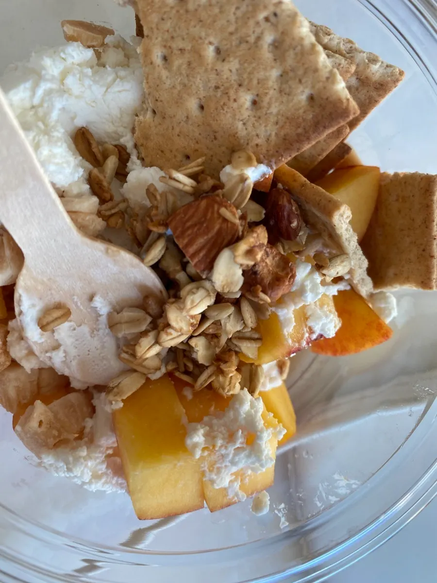 A cup of Greek yogurt used as part of a diet meal
