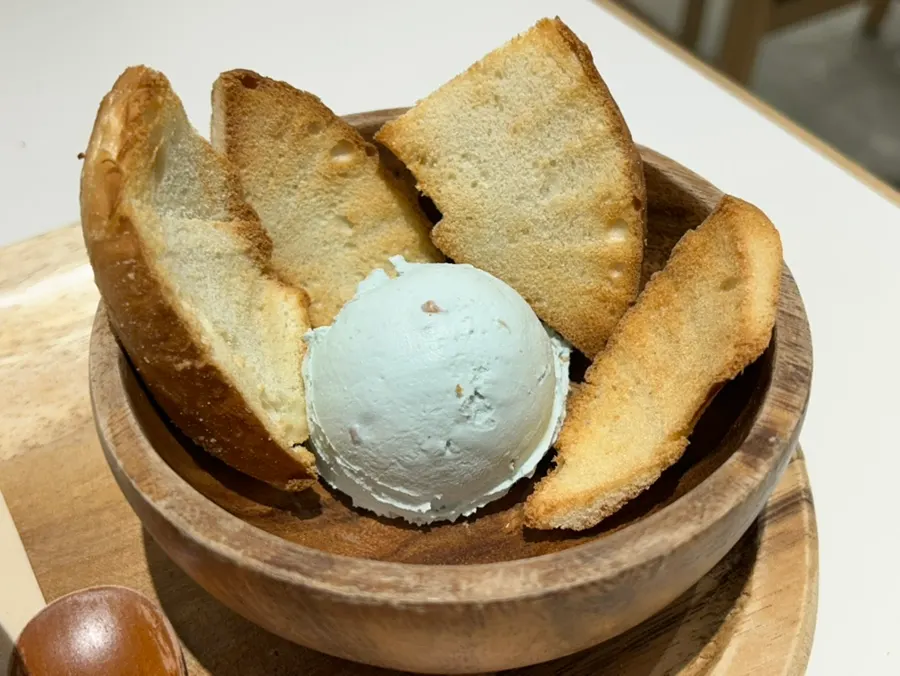 Bowl of pistachio Greek yogurt