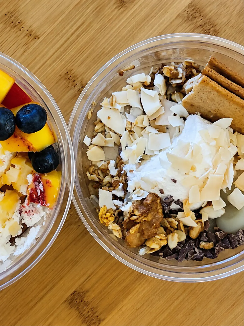 Nutty Day single with kaya jam, granola, and cacao nibs