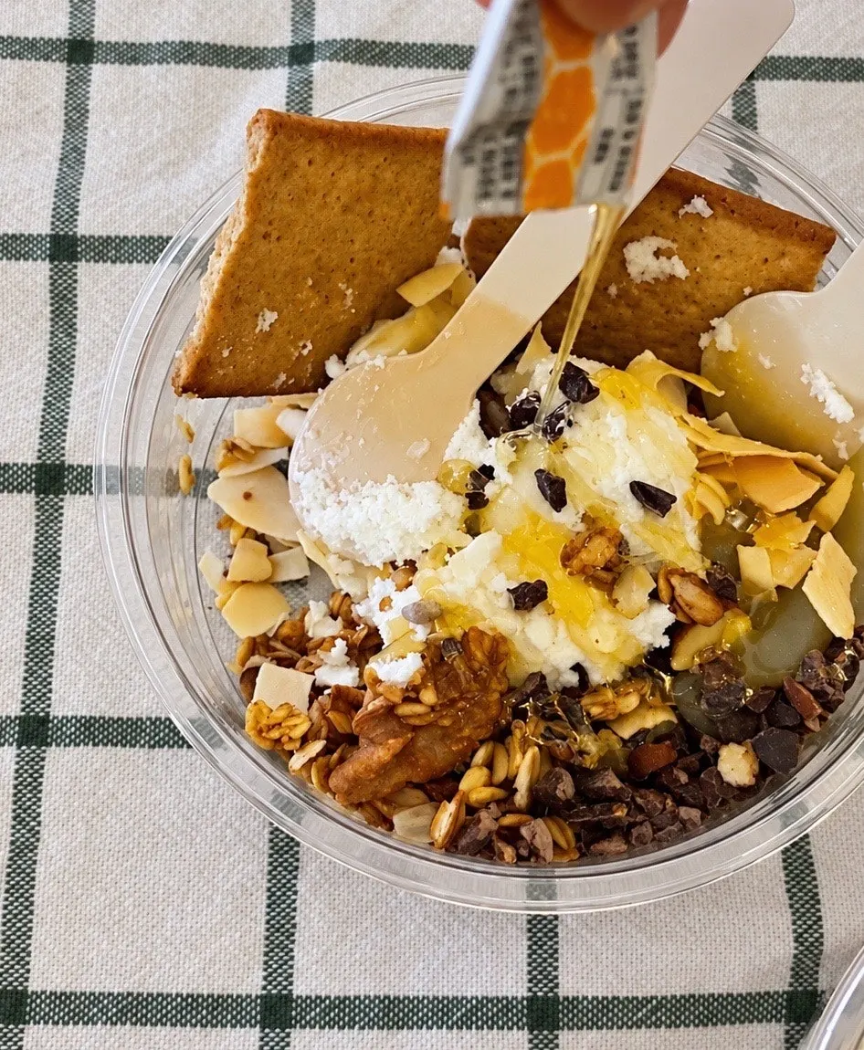 A spoonful of the rice-flavor base Nutty Day single