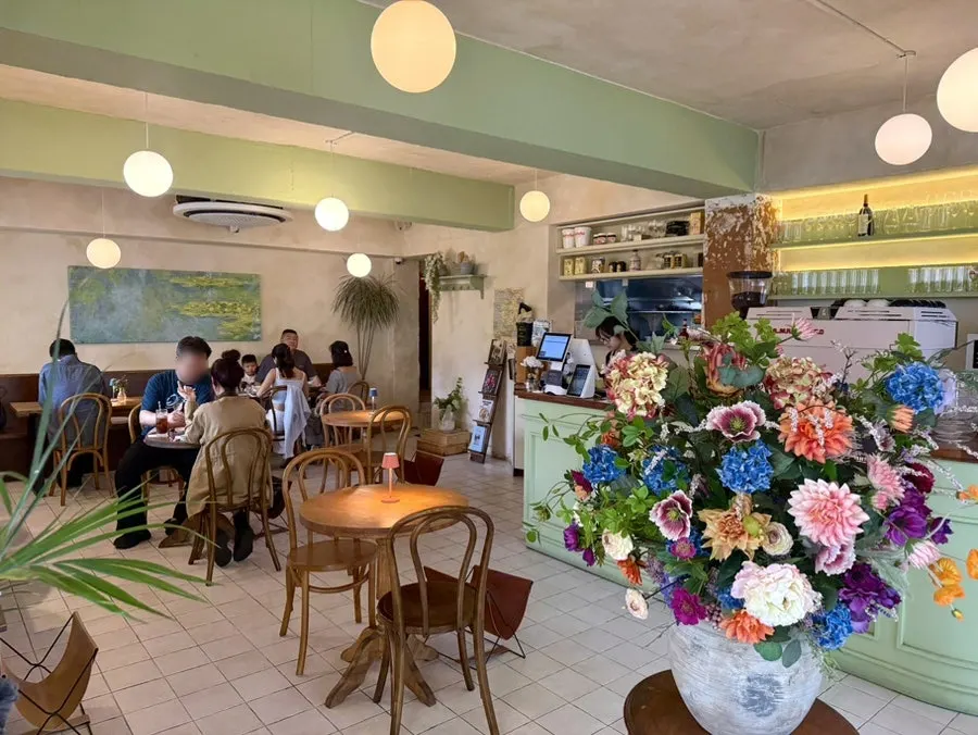 View of Le Bon Goûter's French-styled exterior