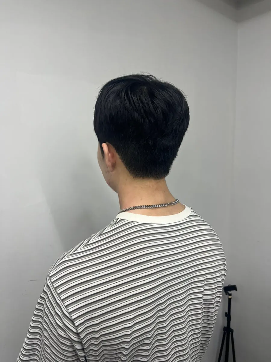 샴푸와 중화 작업을 마친 헤어