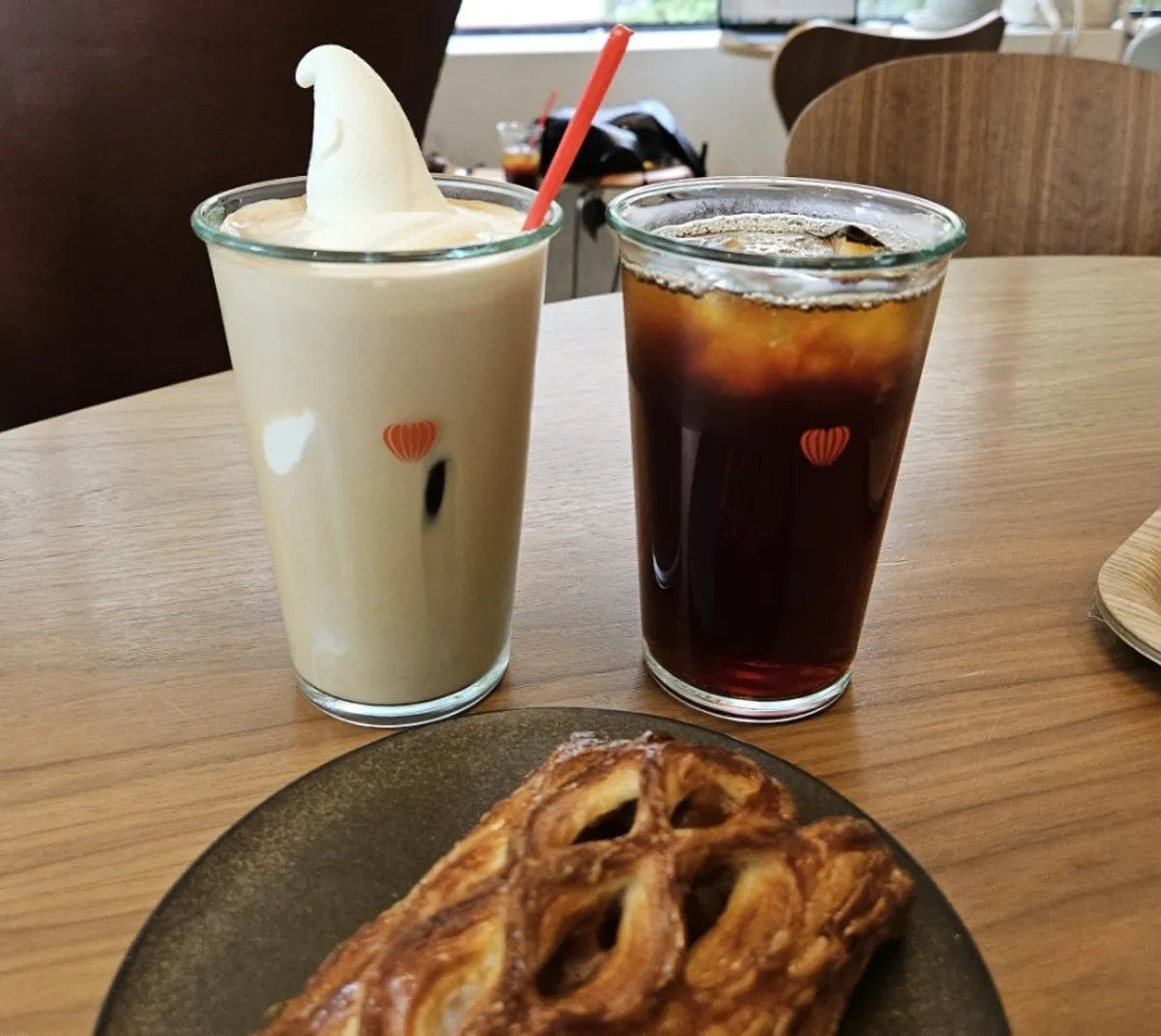 아이스크림 플로트와 핸드드립 가을블렌드, 쇼숑오뽐므 한 상