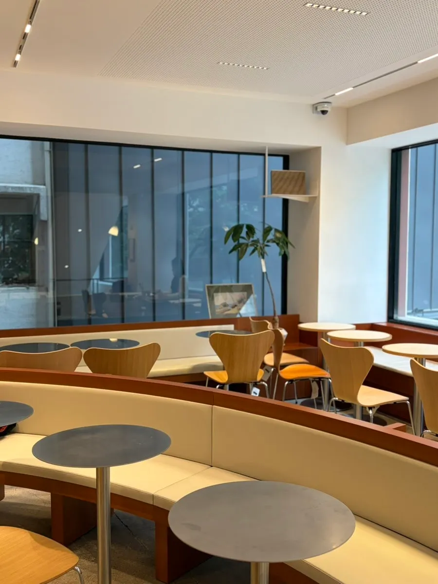 Plush sofa seating at Lemangdoré Gwanghwamun