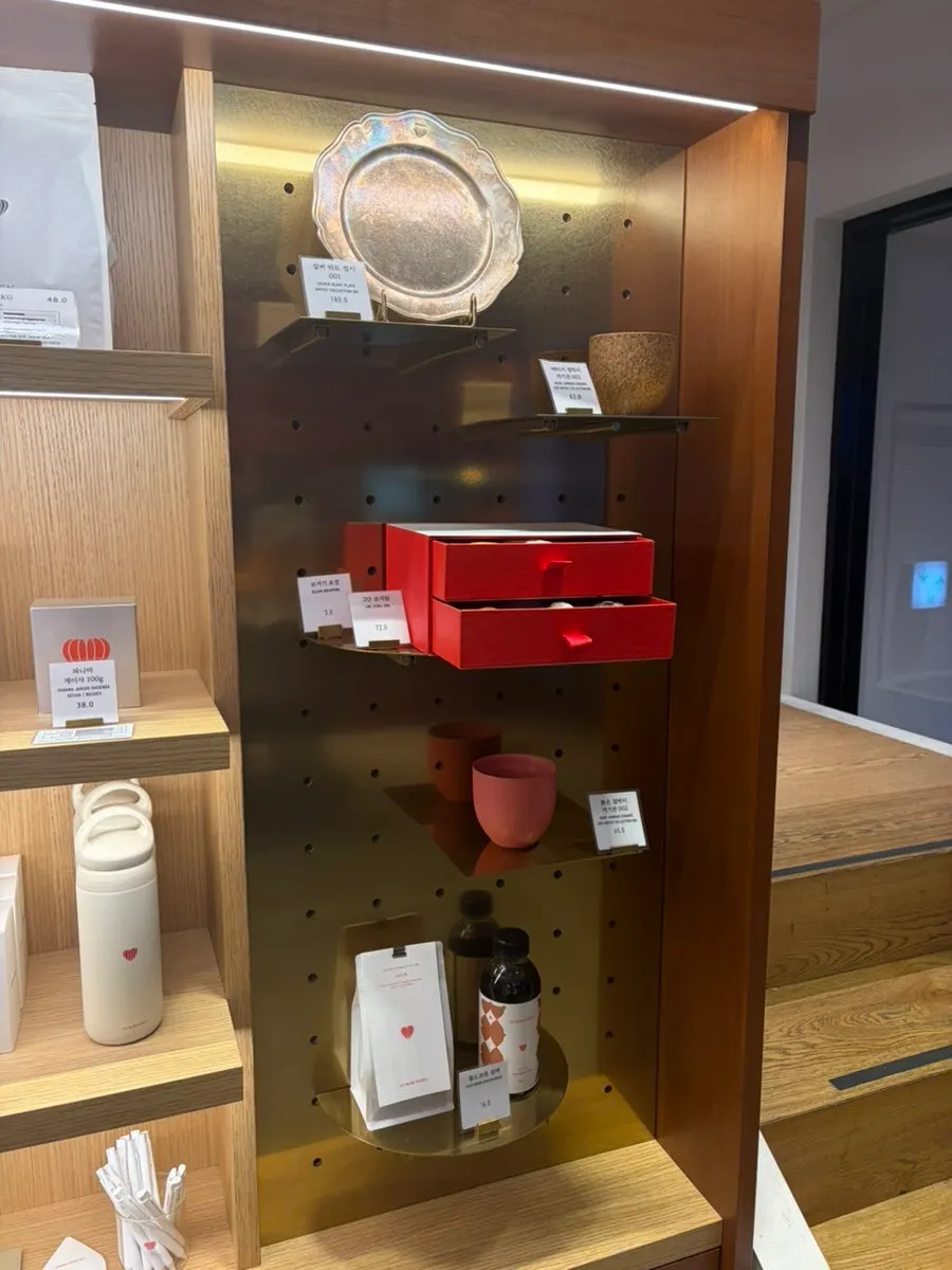 Gift-wrapped products on display at Lemangdoré