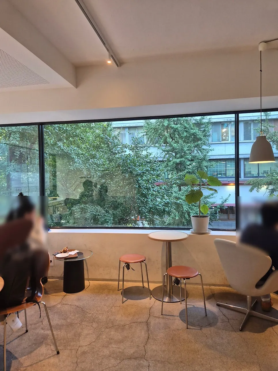 Interior details of the 3rd floor lounge
