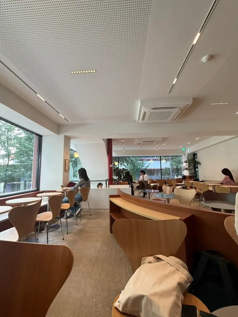 3rd-floor window seats filled with natural light