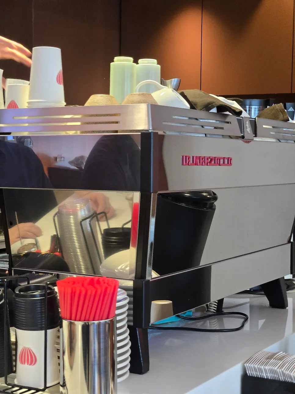 Lemangdoré's La Marzocco espresso machine
