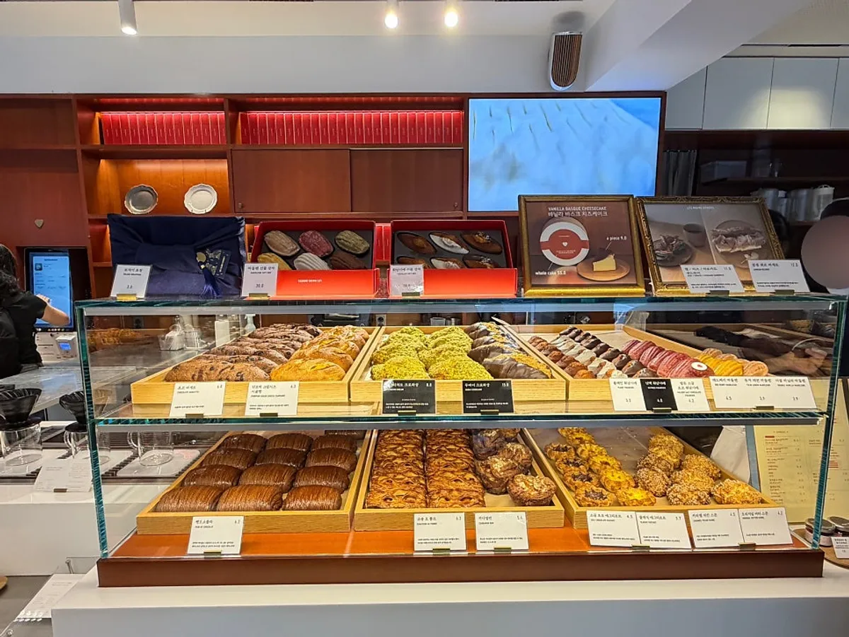 Various breads and desserts at Lemangdoré