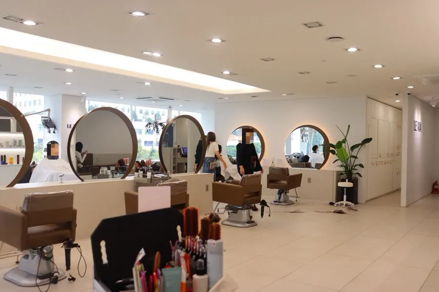 Clean, calm interior of Levia Hair Bucheon Branch