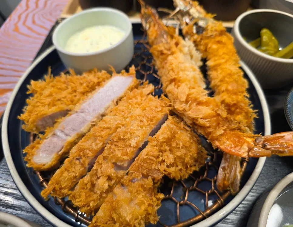 Plump shrimp meat visible inside the shrimp fry
