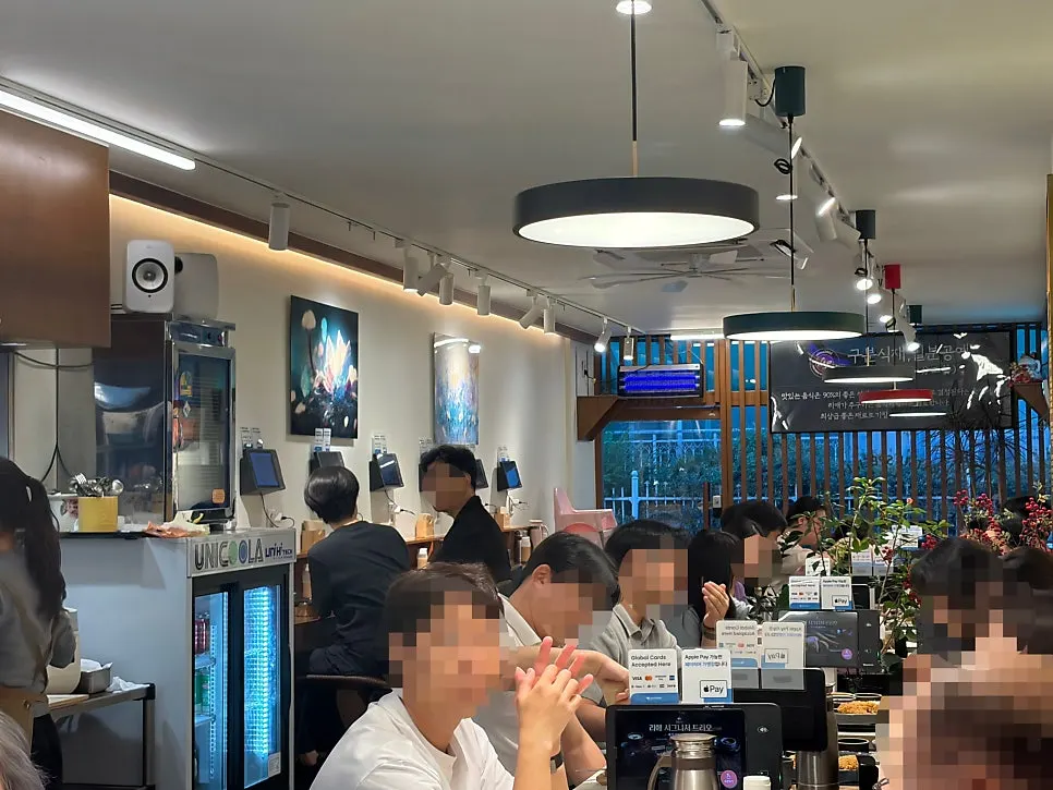 리애 프리미엄 올림픽공원점 내부 좌석