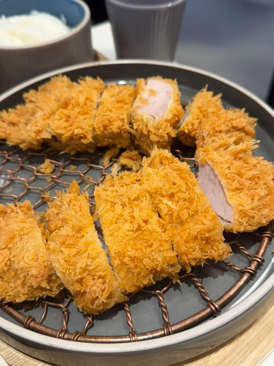 부드러운 필레미뇽 안심카츠 단면