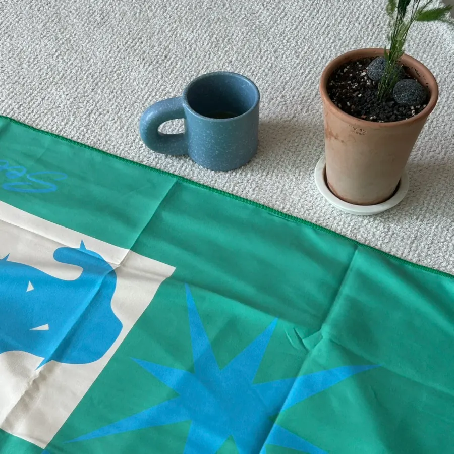 Lifeclue Beach Towel used for swimming