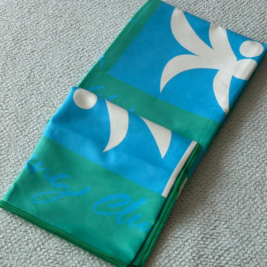 Large Lifeclue Beach Towel used after showering