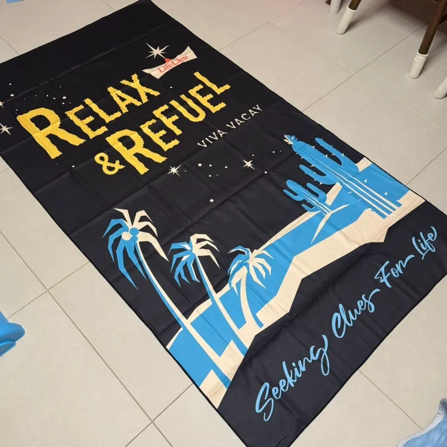 Lifeclue beach towel checked for size and weight