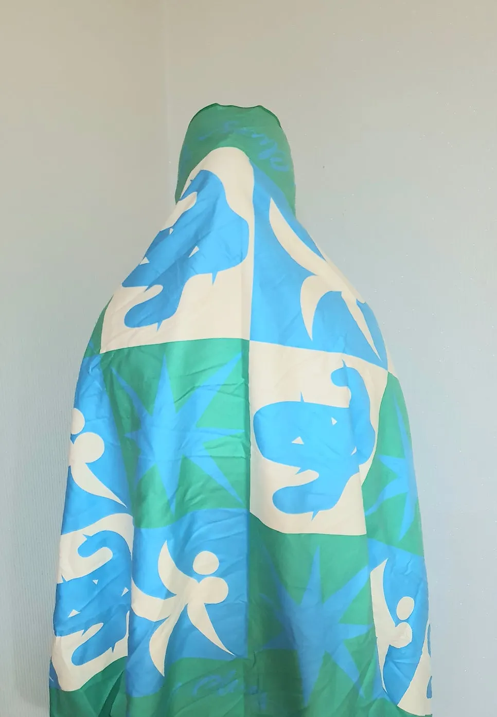 Large beach towel roomy enough to wrap around an adult