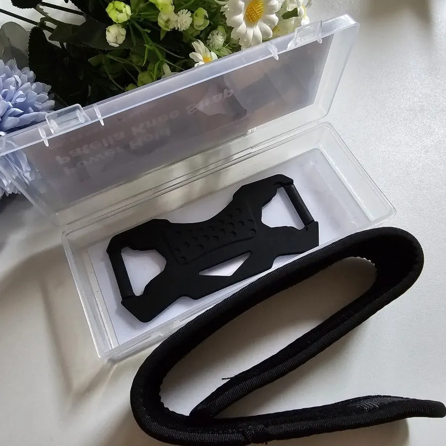 Velcro for adjusting compression on the Lifeclue knee brace