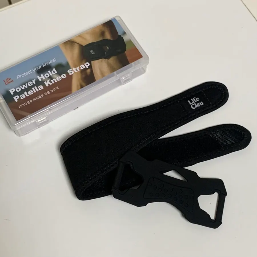 Knee support case carried in an exercise bag