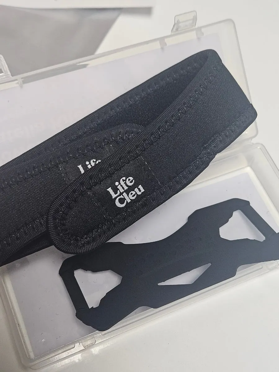 Powerhold knee brace components inside the case
