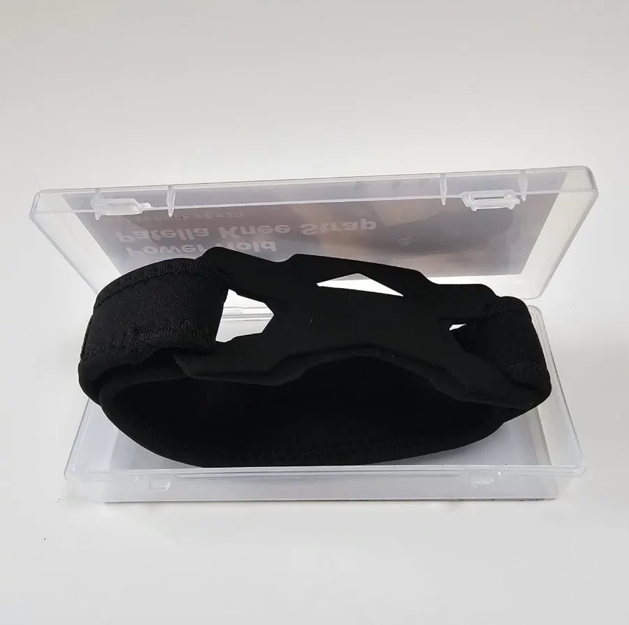 Knee brace and muscle tape used together for running