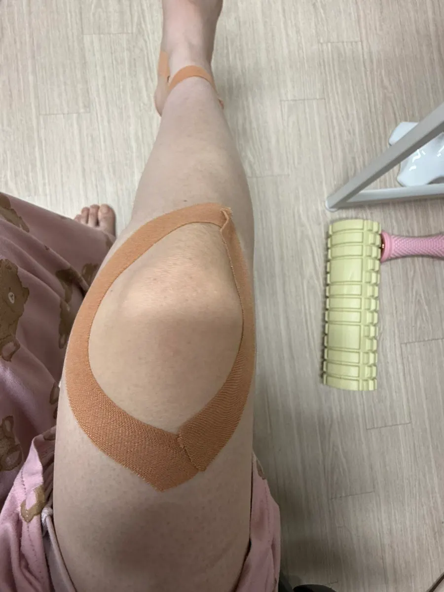 Included guide with taping instructions by body area