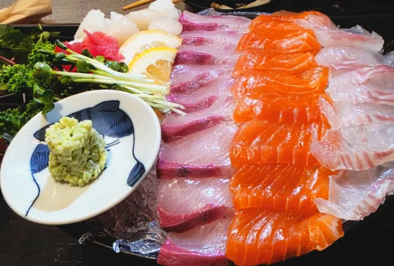 The small mixed sashimi platter at Rigo Susan
