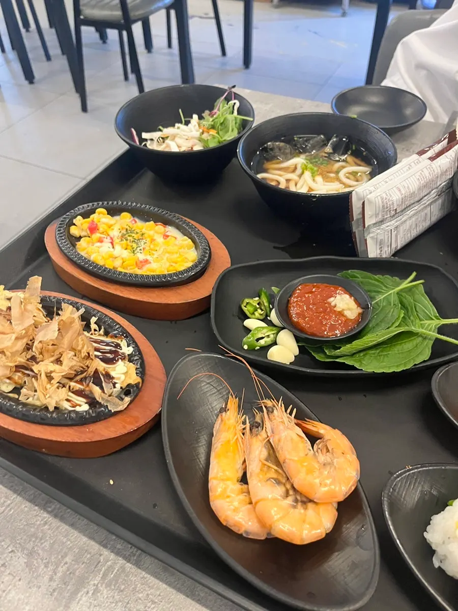 콘치즈 등 리고수산 스끼다시 접시