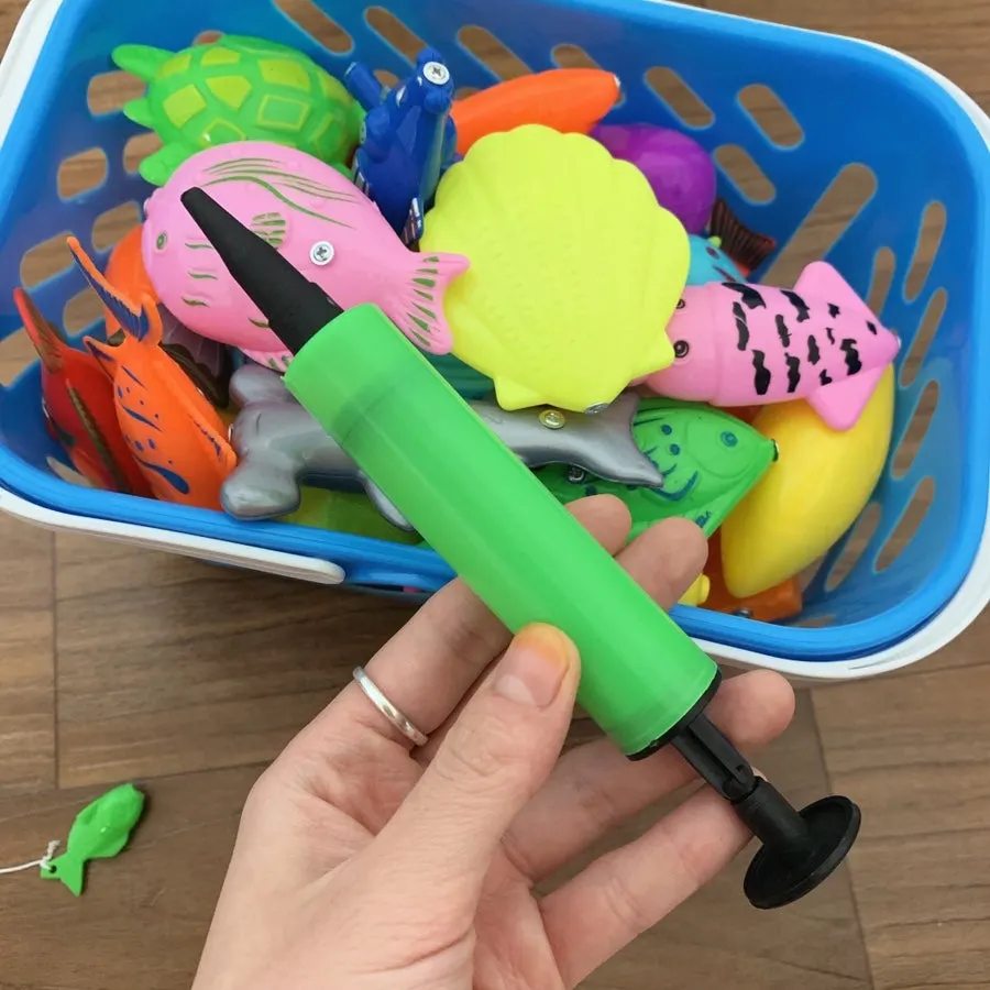 Air pump for the fishing game