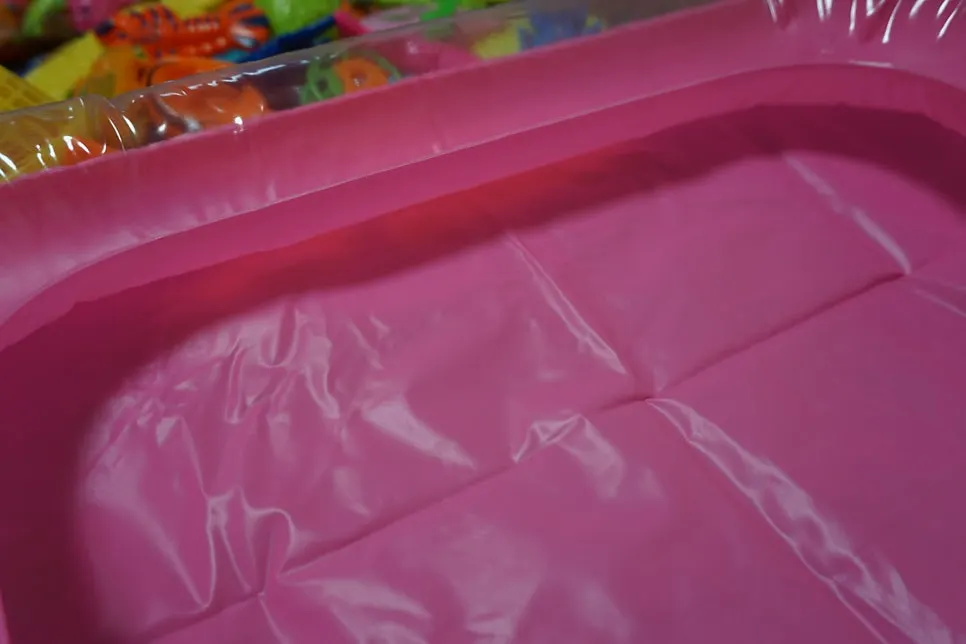 Inflated fishing game play area
