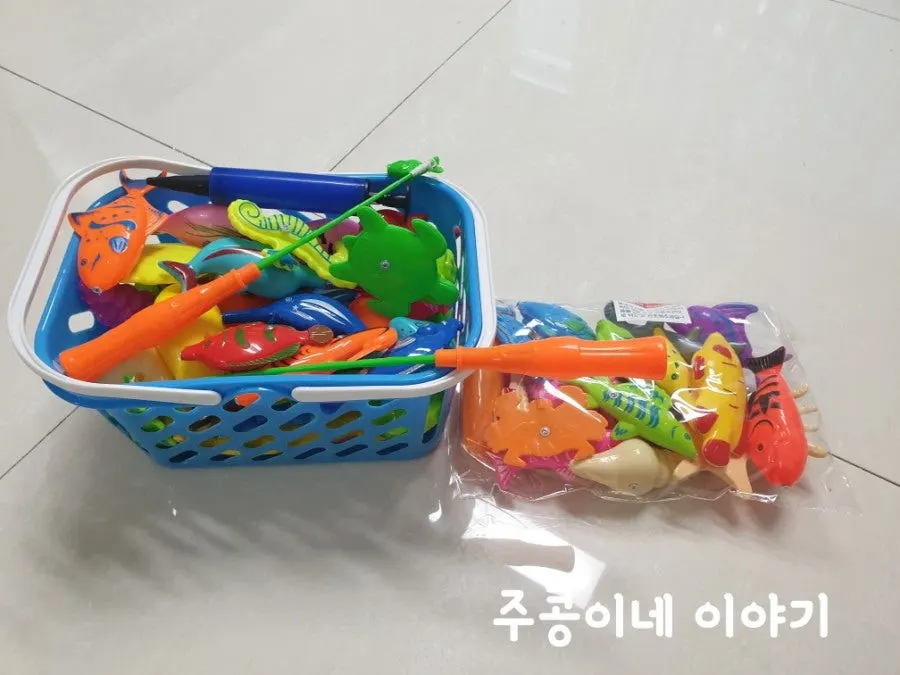 꼬마낚시왕 낚시놀이의 푸짐한 구성품