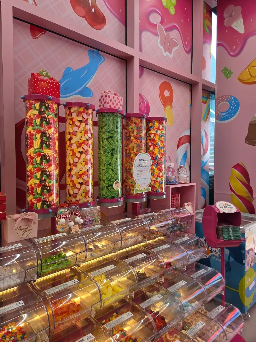 View of the jelly display corner