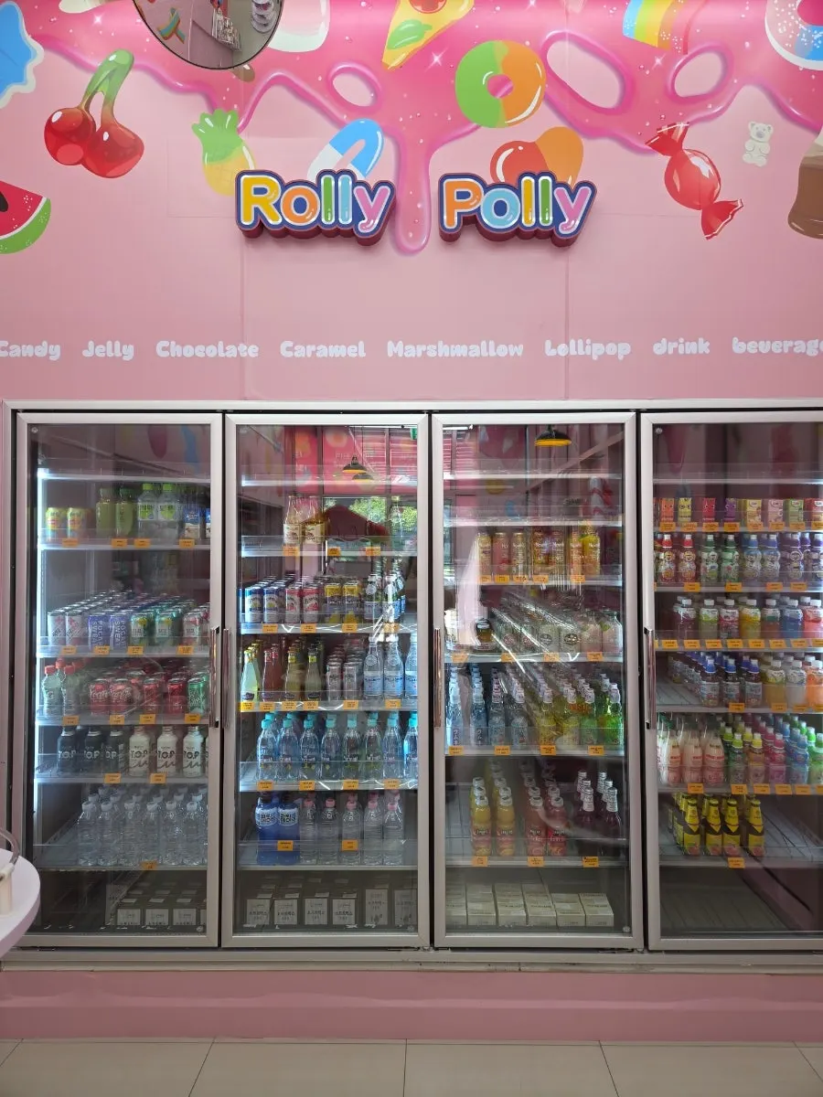 Drinks corner inside the store