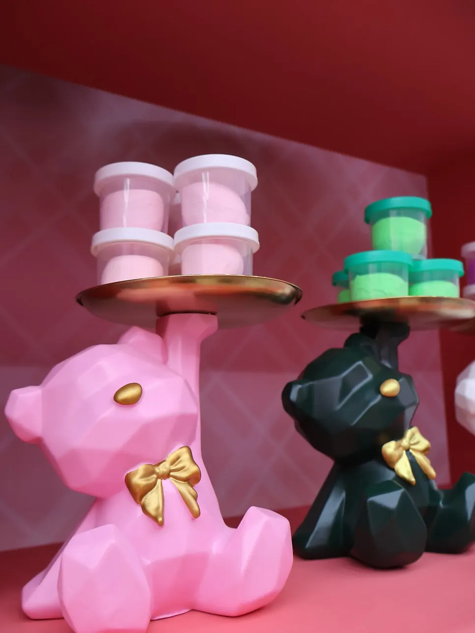 Cozy store interior decorated with plush toys