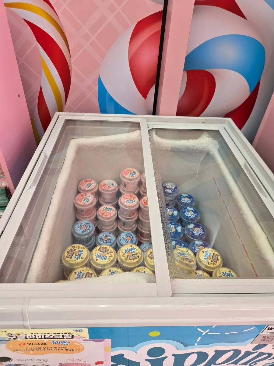 Snack corner set up in one section of the shop