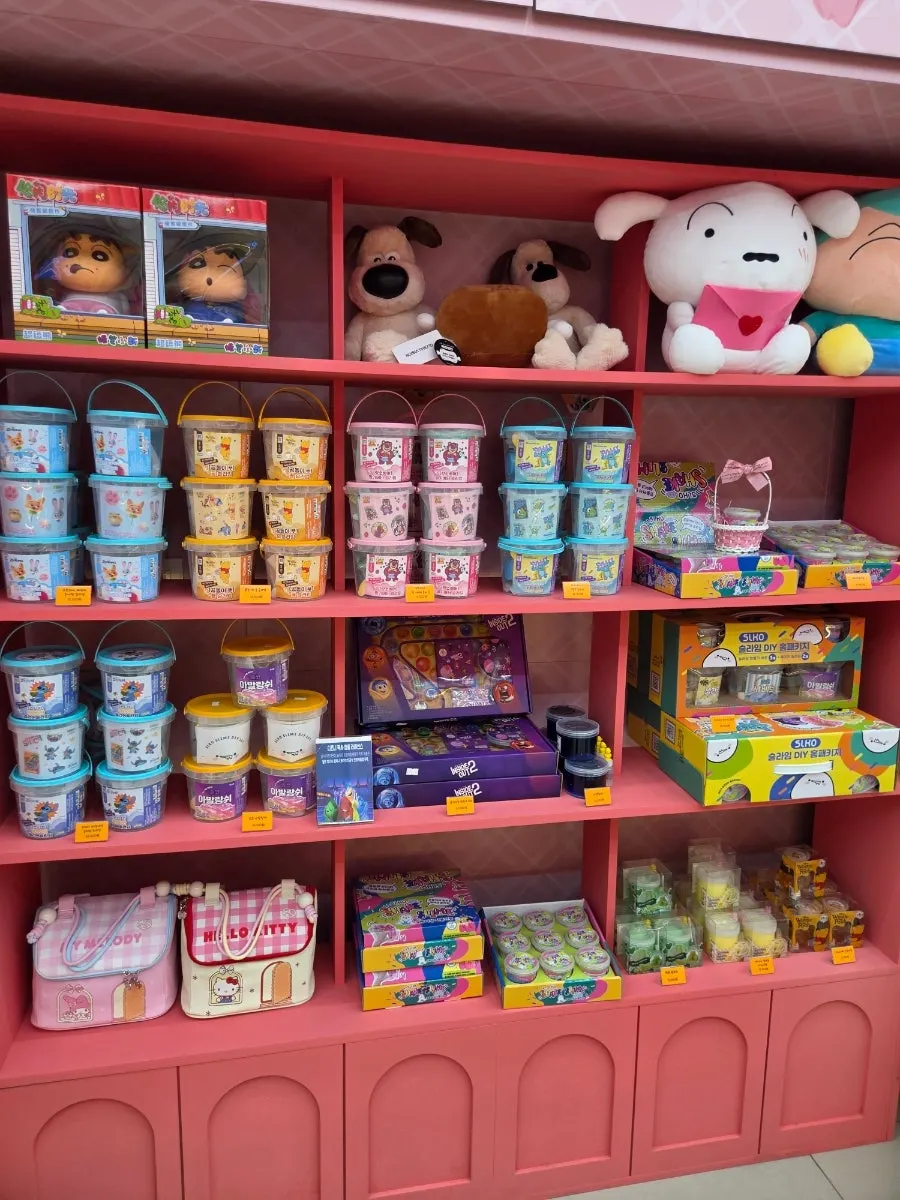 Colorful imported snacks