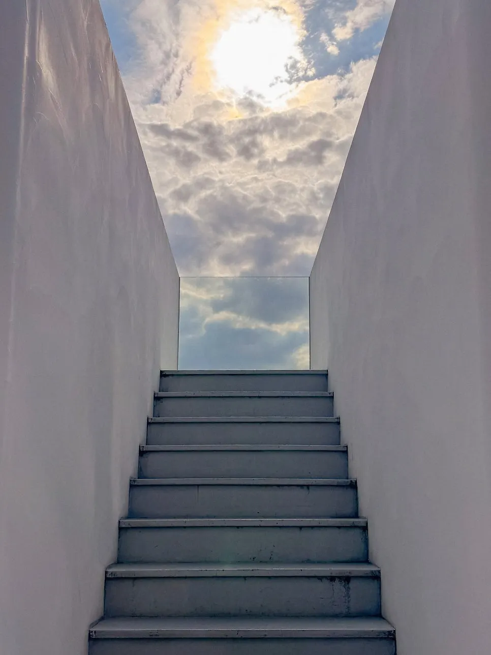 Rooftop stair photo zone at LOOOP Bakery