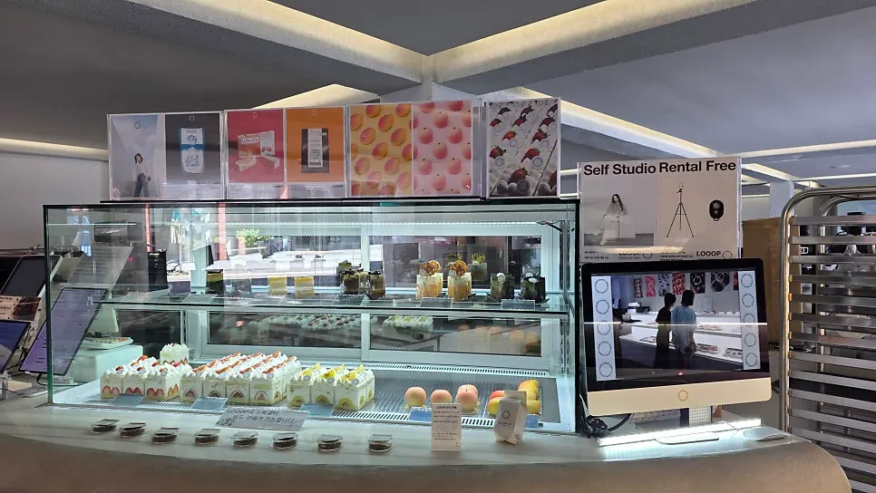 Bakery corner at LOOOP Bakery