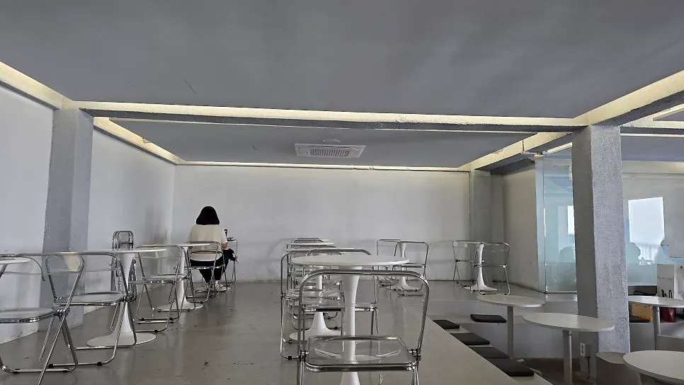 Seating and interior of LOOOP Bakery