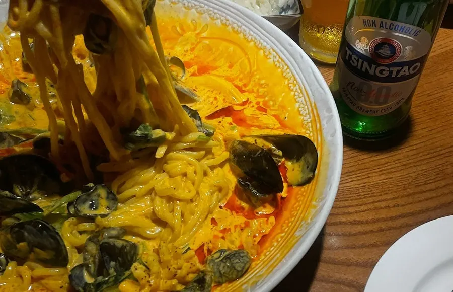 Ảnh ngang bàn ăn tại Lounge Mokhwa Dongnae Branch