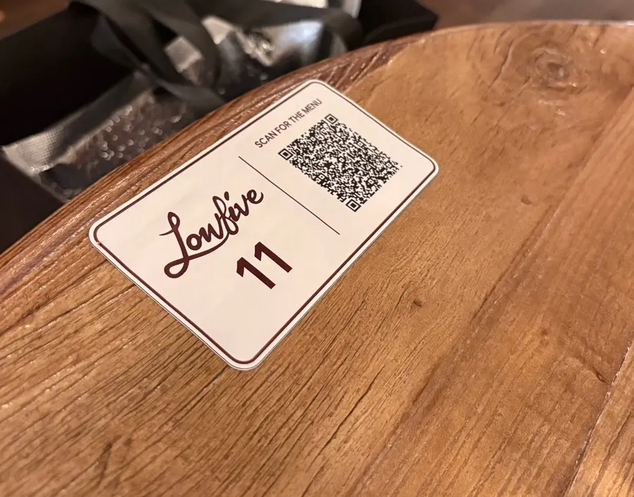 Self-serve bar with parmesan and tabasco