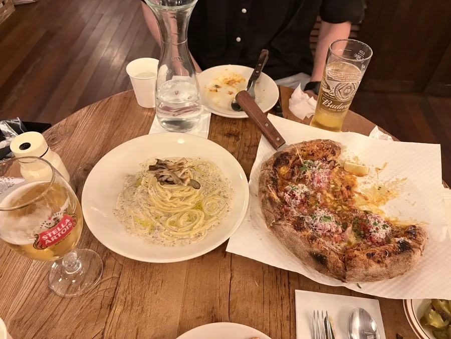 Rich, thick truffle cream pasta