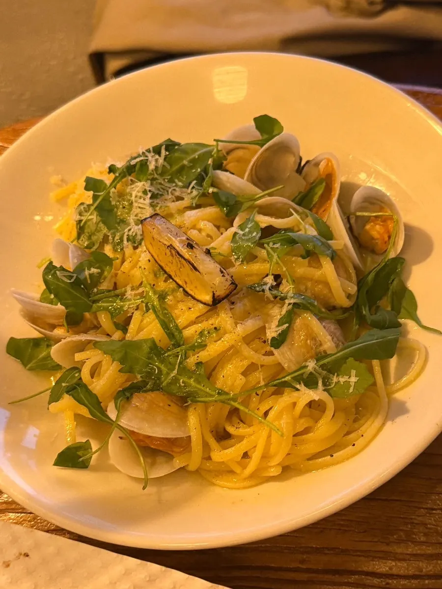 Vongole pasta with clams