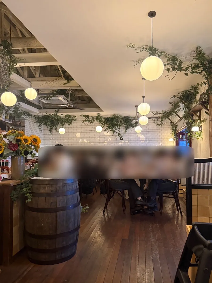 Interior of Low Five Anguk filled with customers