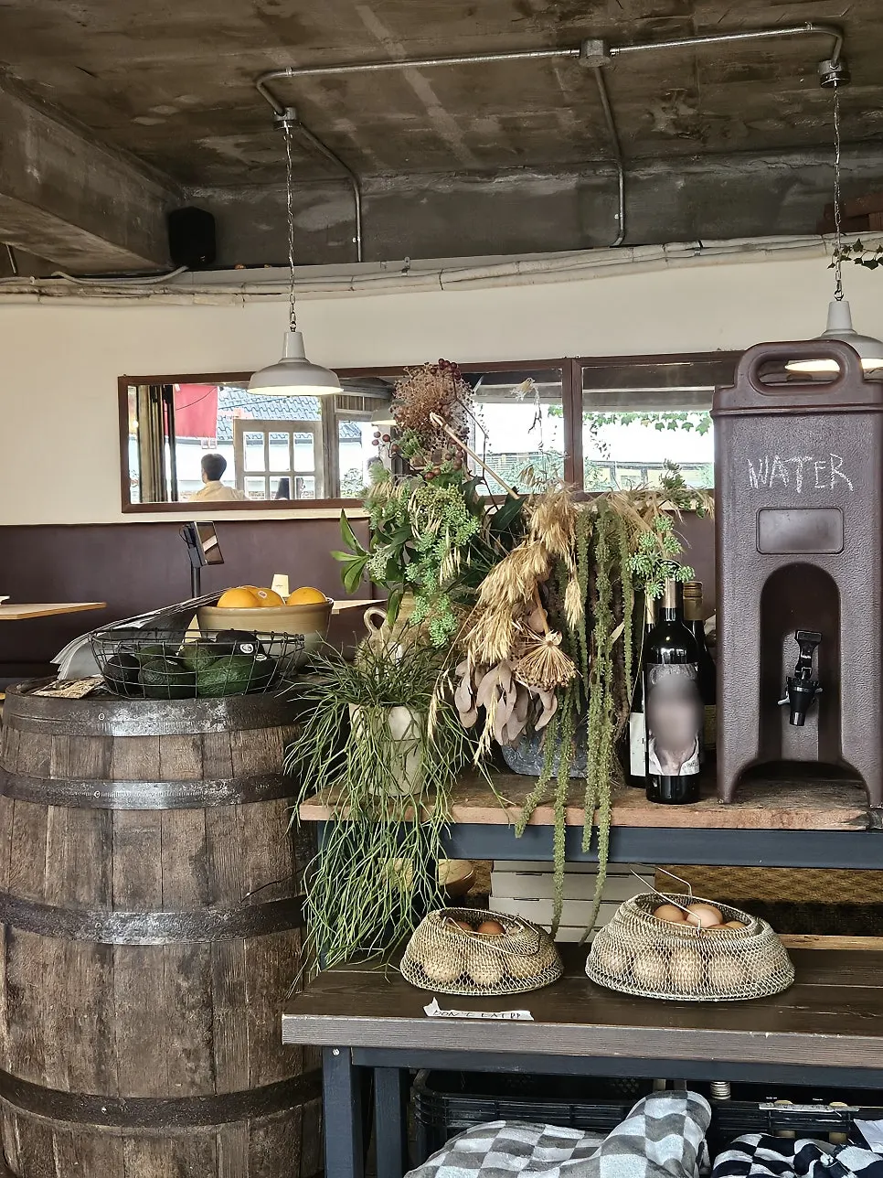 Interior design of the Low Five restaurant