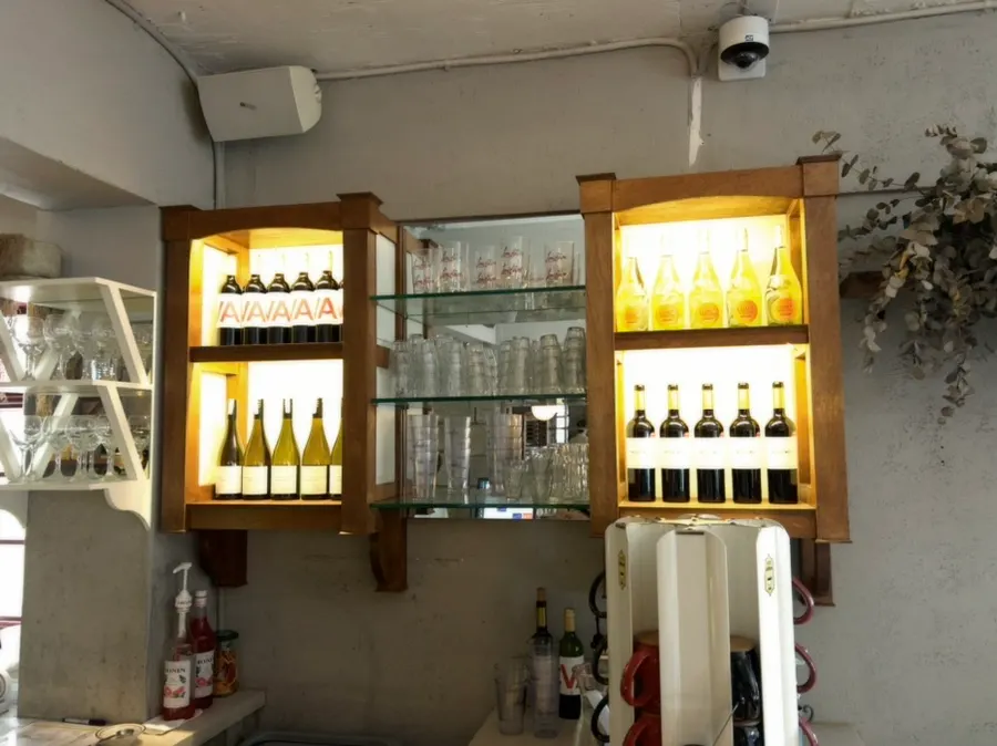 Cozy atmosphere inside the restaurant