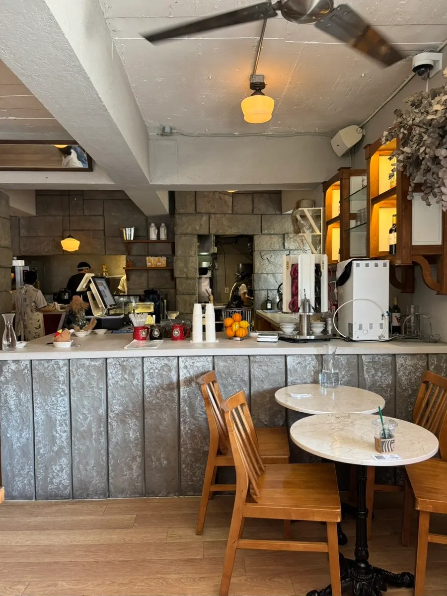 Wood-toned interior overview