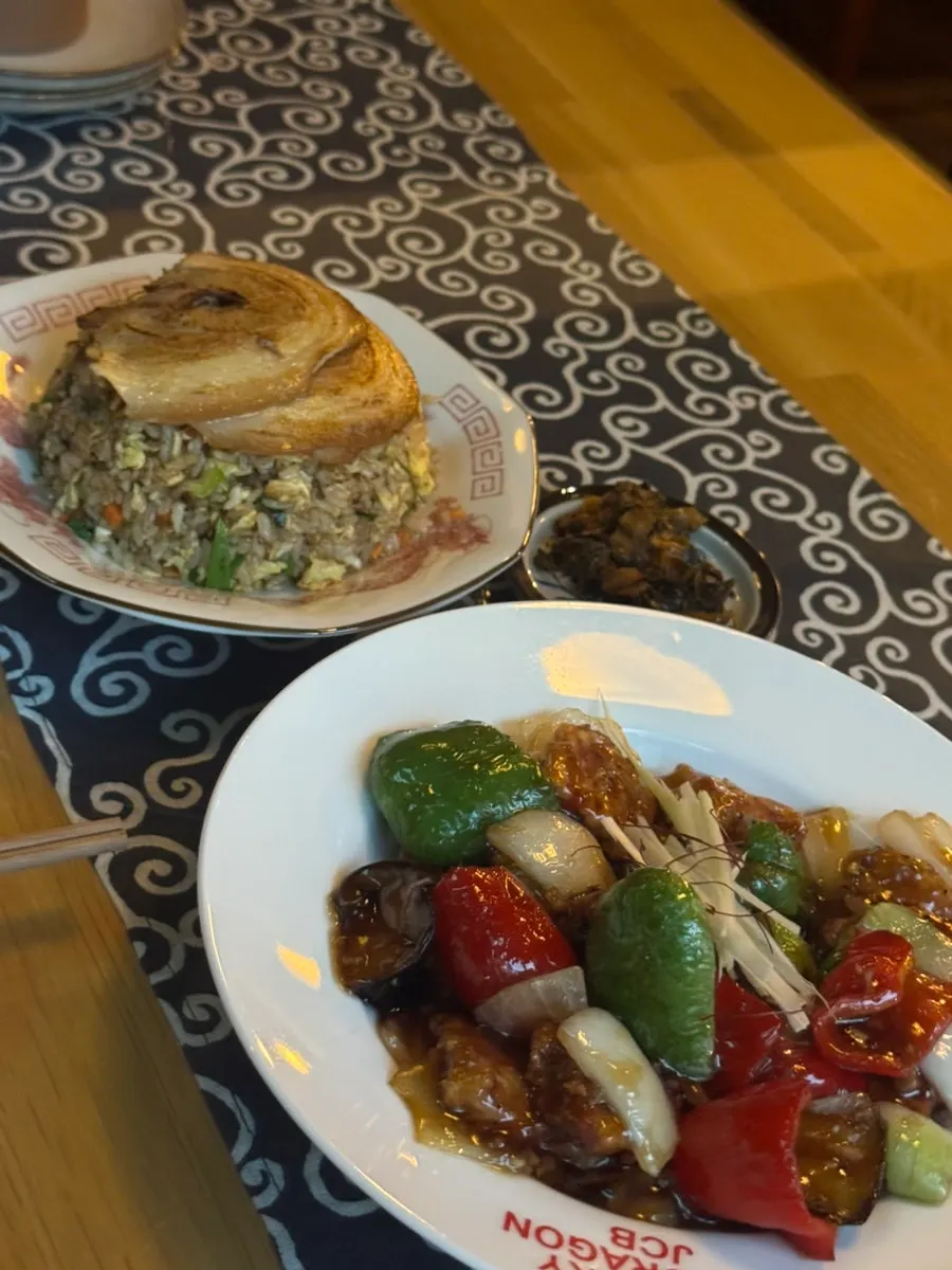 Izakaya table set with side dishes