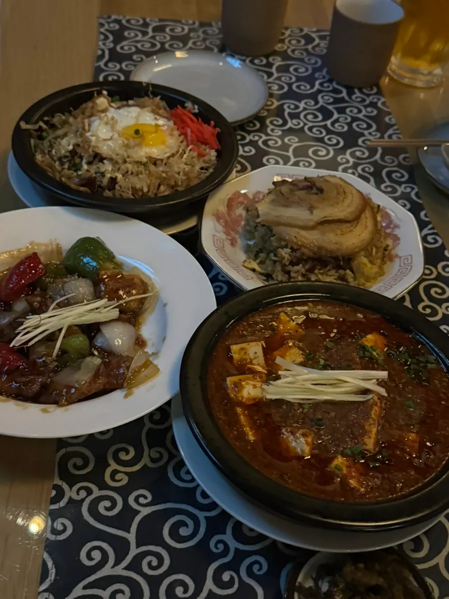 Side dish served alongside the mapo tofu