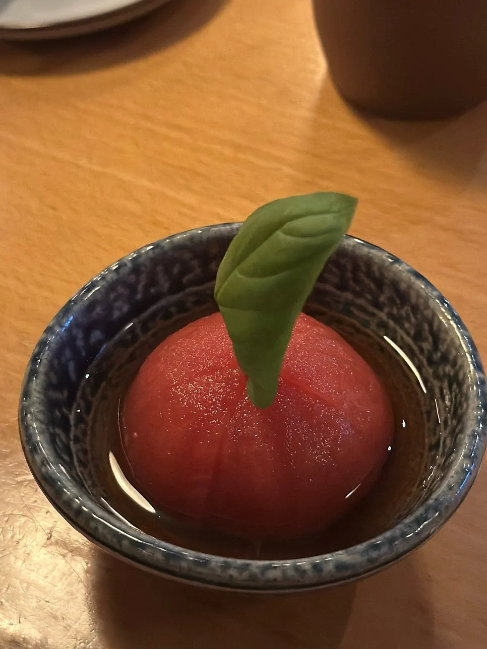 세트메뉴로 차려진 테이블 상차림